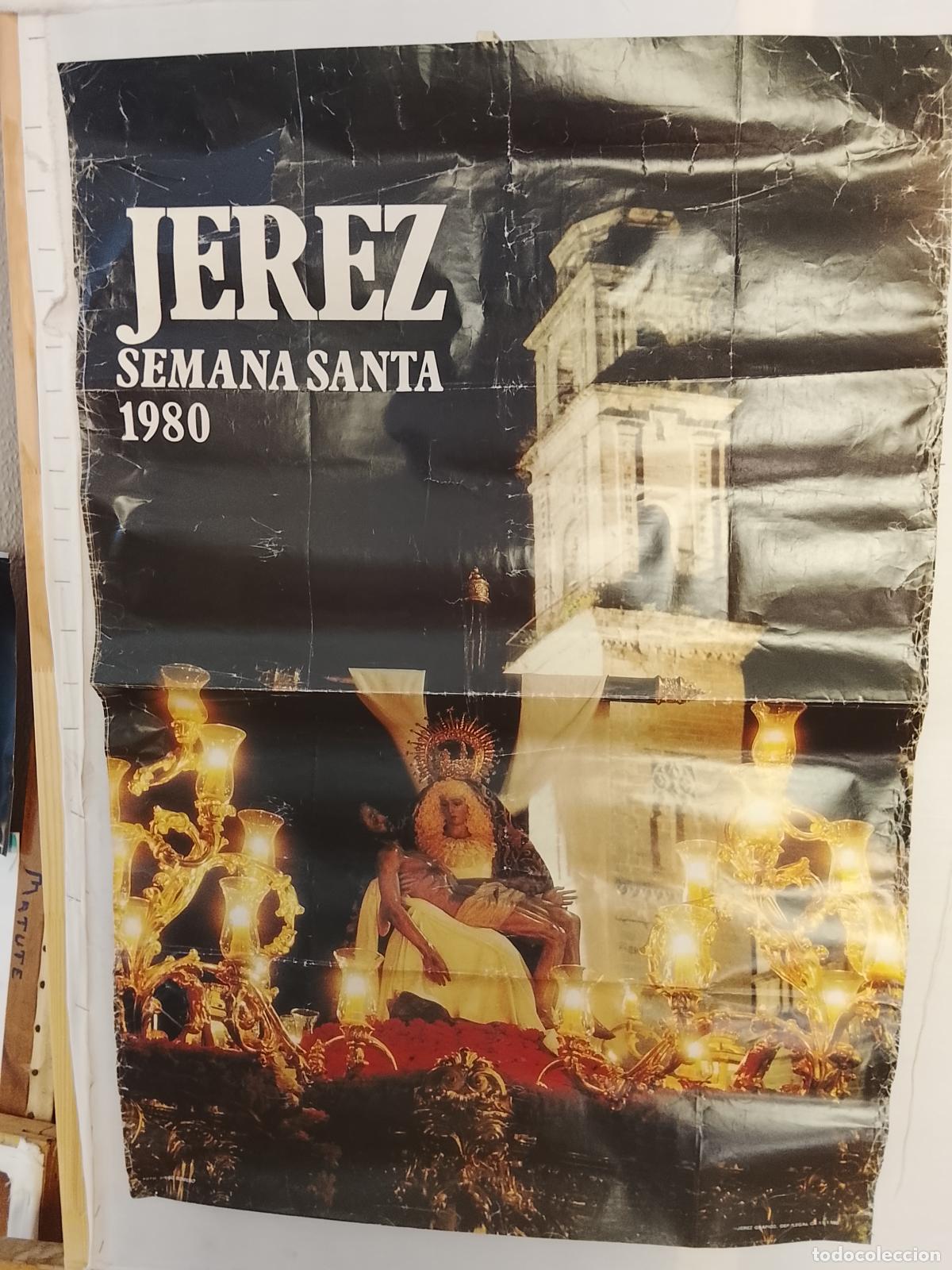Carteles de Semana Santa: A-6 CARTEL SEMANA SANTA JEREZ CADIZ 1980