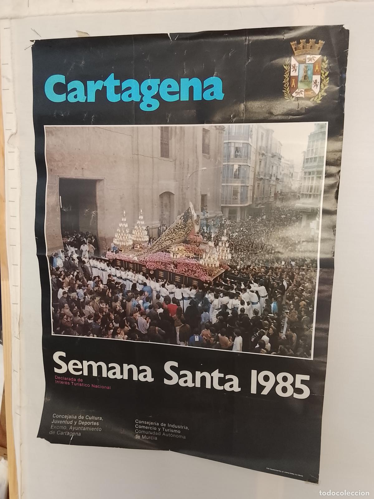 Carteles de Semana Santa: A-9 CARTEL SEMANA SANTA CARTAGENA 1985