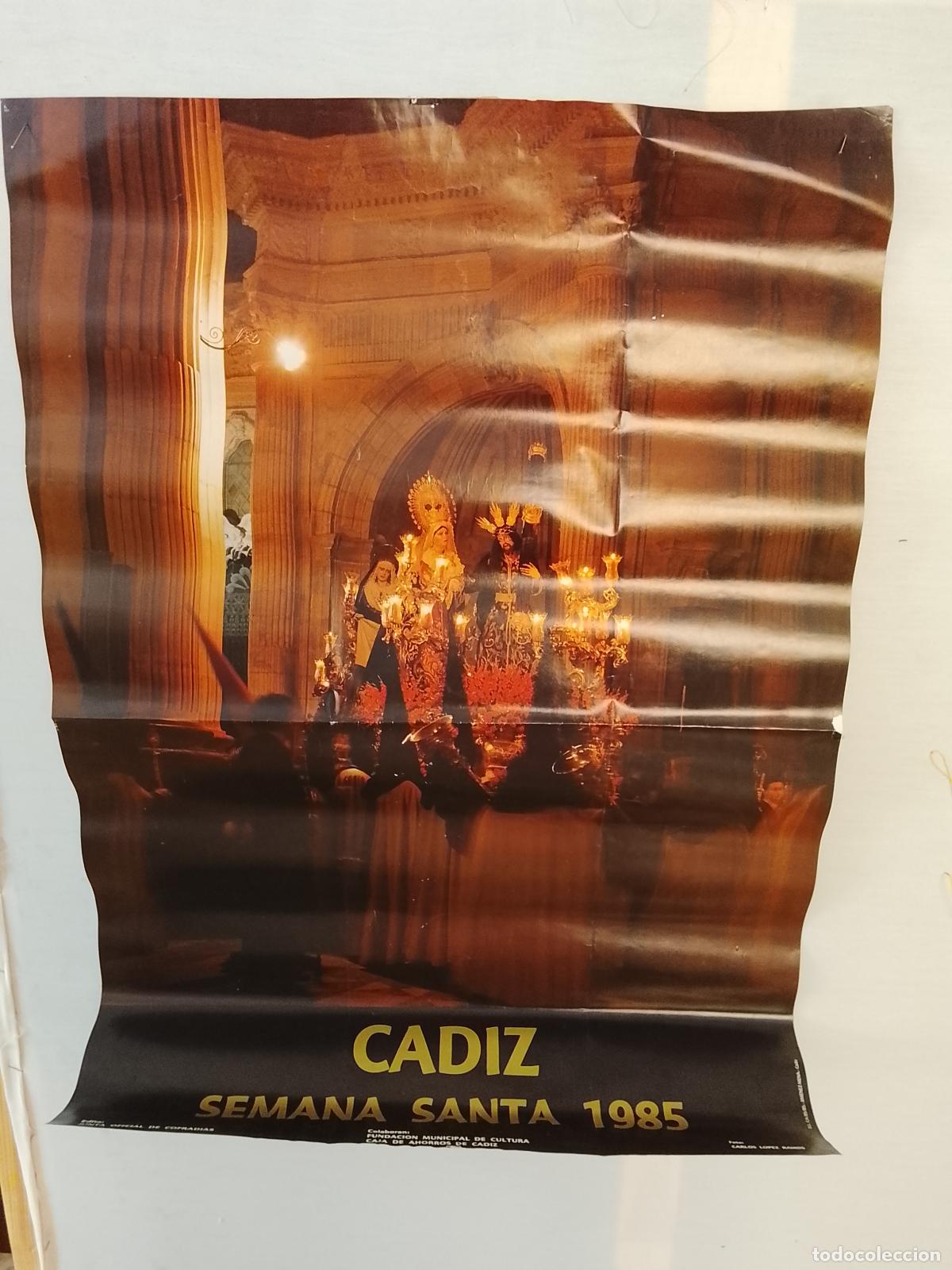 Cartazes da Semana Santa: A-37 CARTEL SEMANA SANTA CADIZ 1985