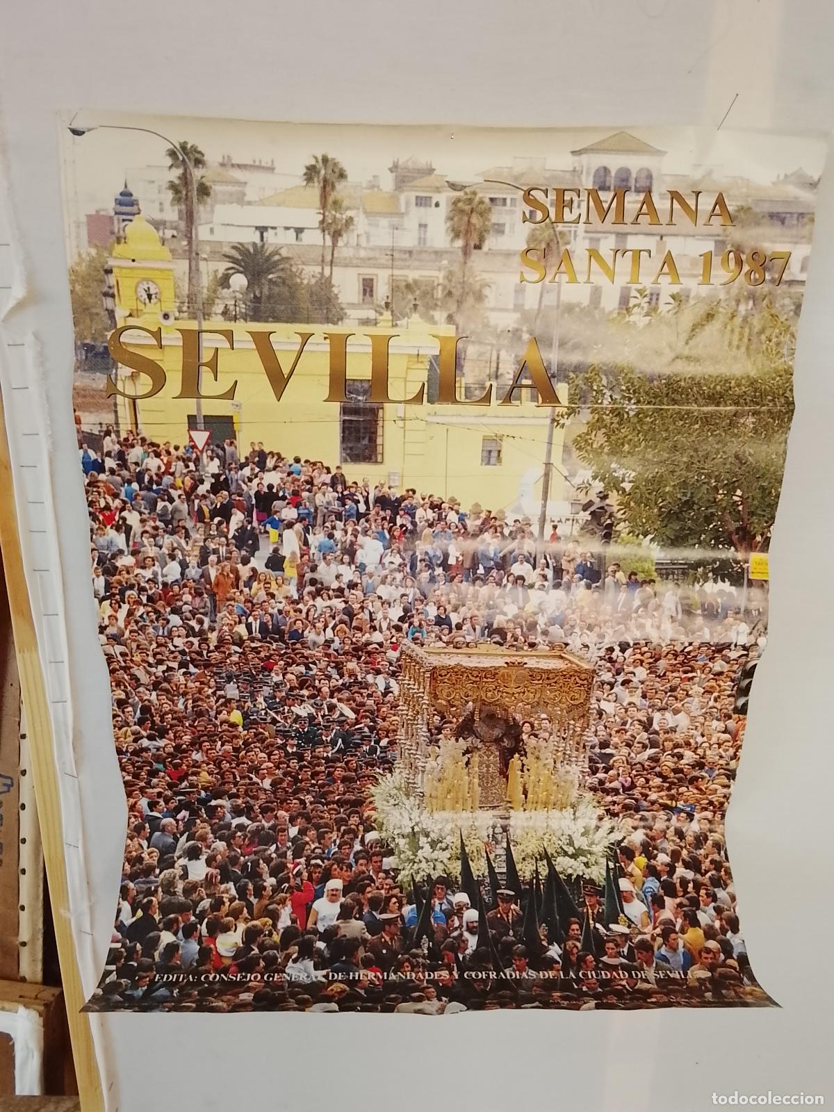 Cartazes da Semana Santa: A-39 CARTEL SEMANA SANTA SEVILLA 1987