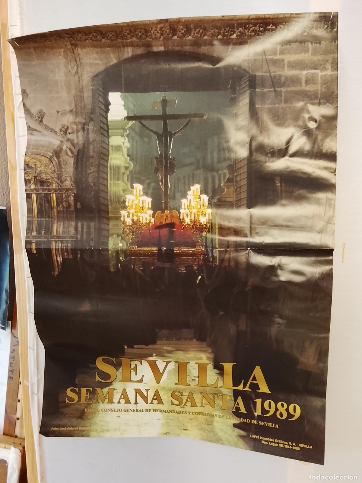 Cartazes da Semana Santa: A-40 CARTEL SEMANA SANTA SEVILLA 1989