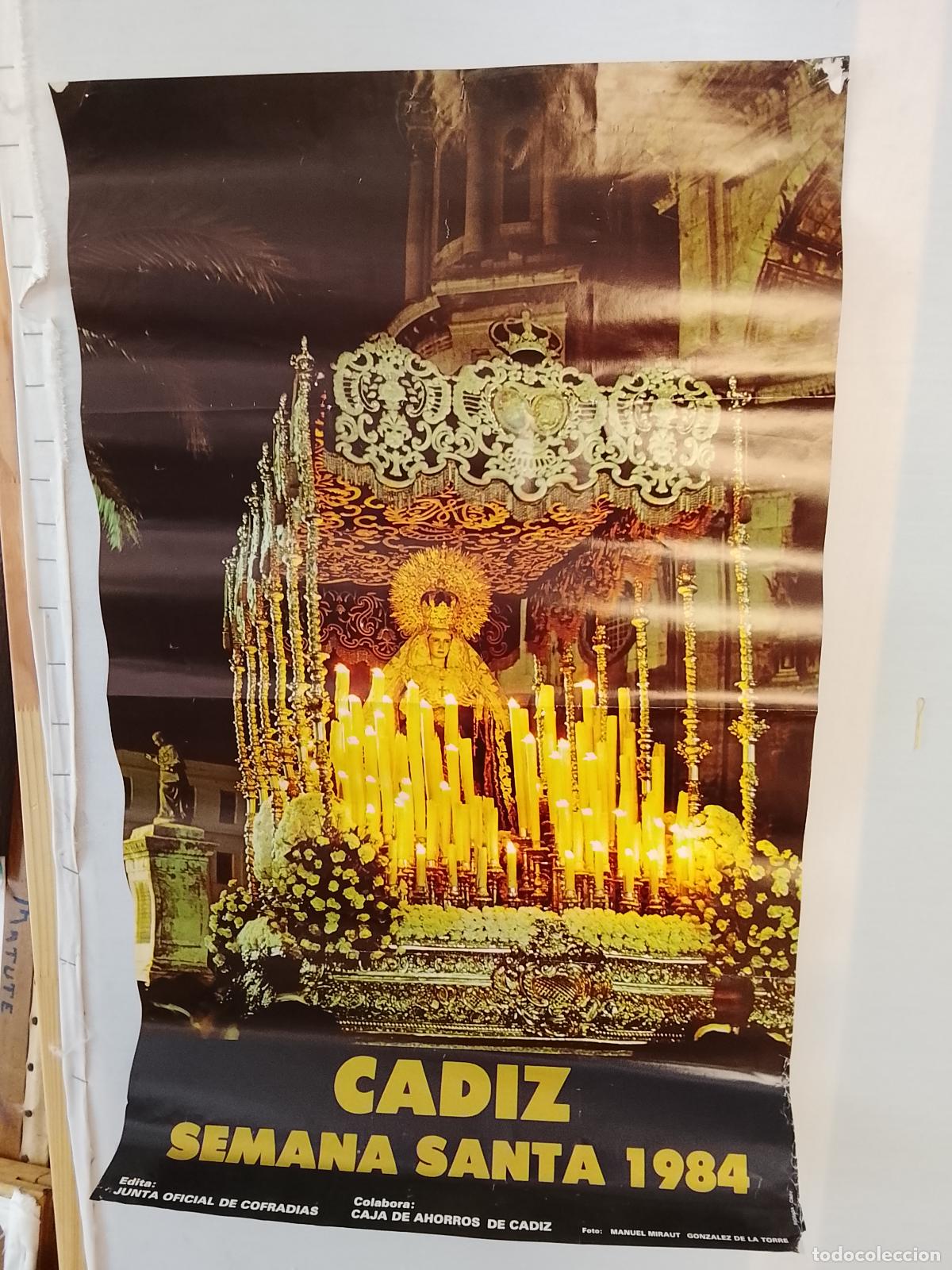 Carteles de Semana Santa: A-41 CARTEL SEMANA SANTA CADIZ 1984