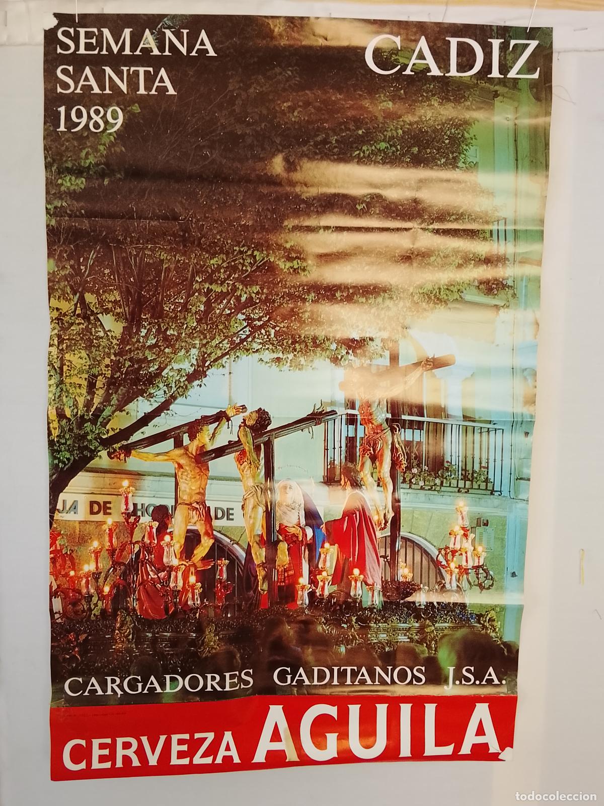 Carteles de Semana Santa: A-59 CARTEL SEMANA SANTA - C&aacute;diz 1989