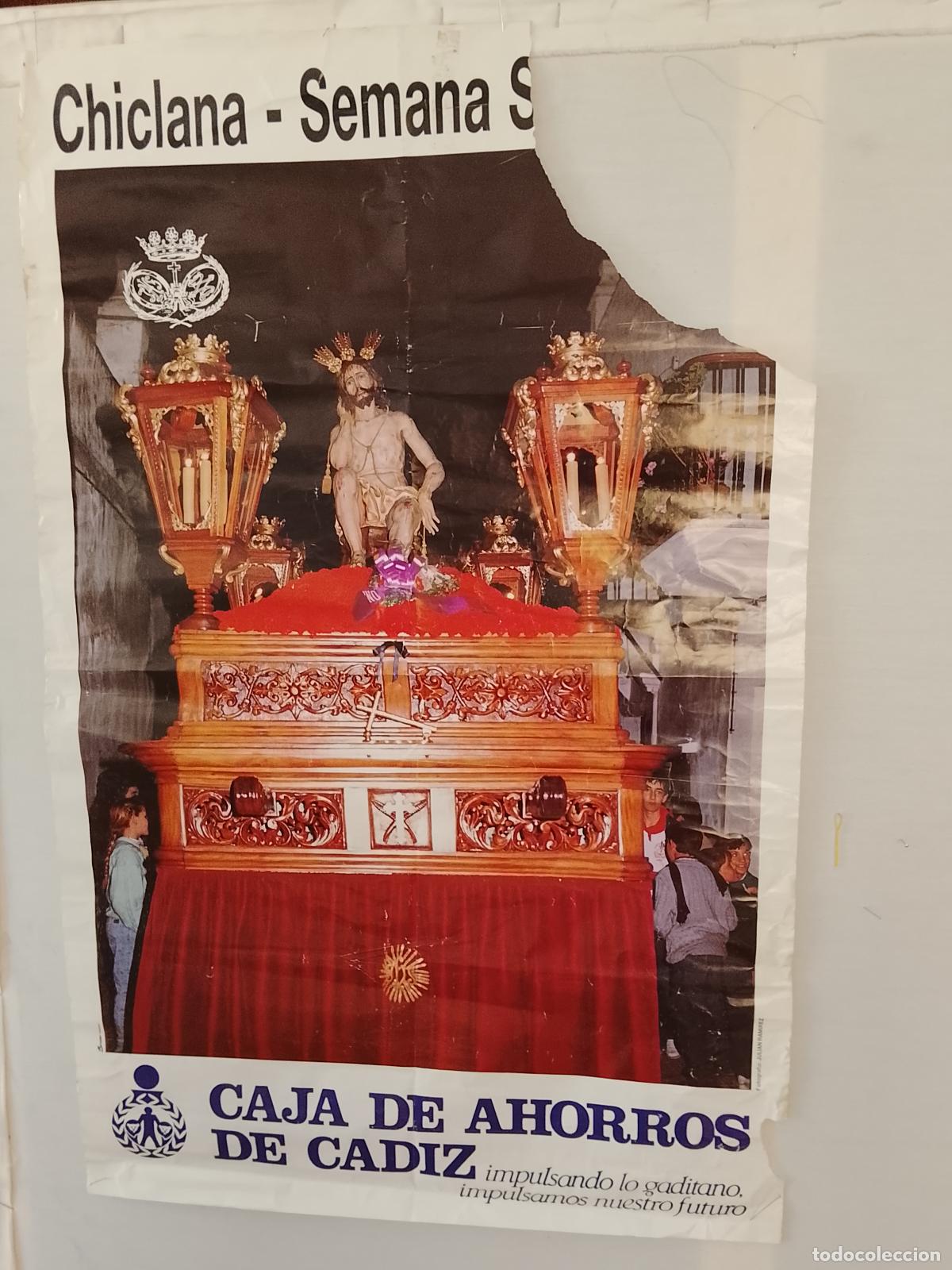 Carteles de Semana Santa: A-61 CARTEL SEMANA SANTA - Chiclana C&aacute;diz a&ntilde;os ochenta