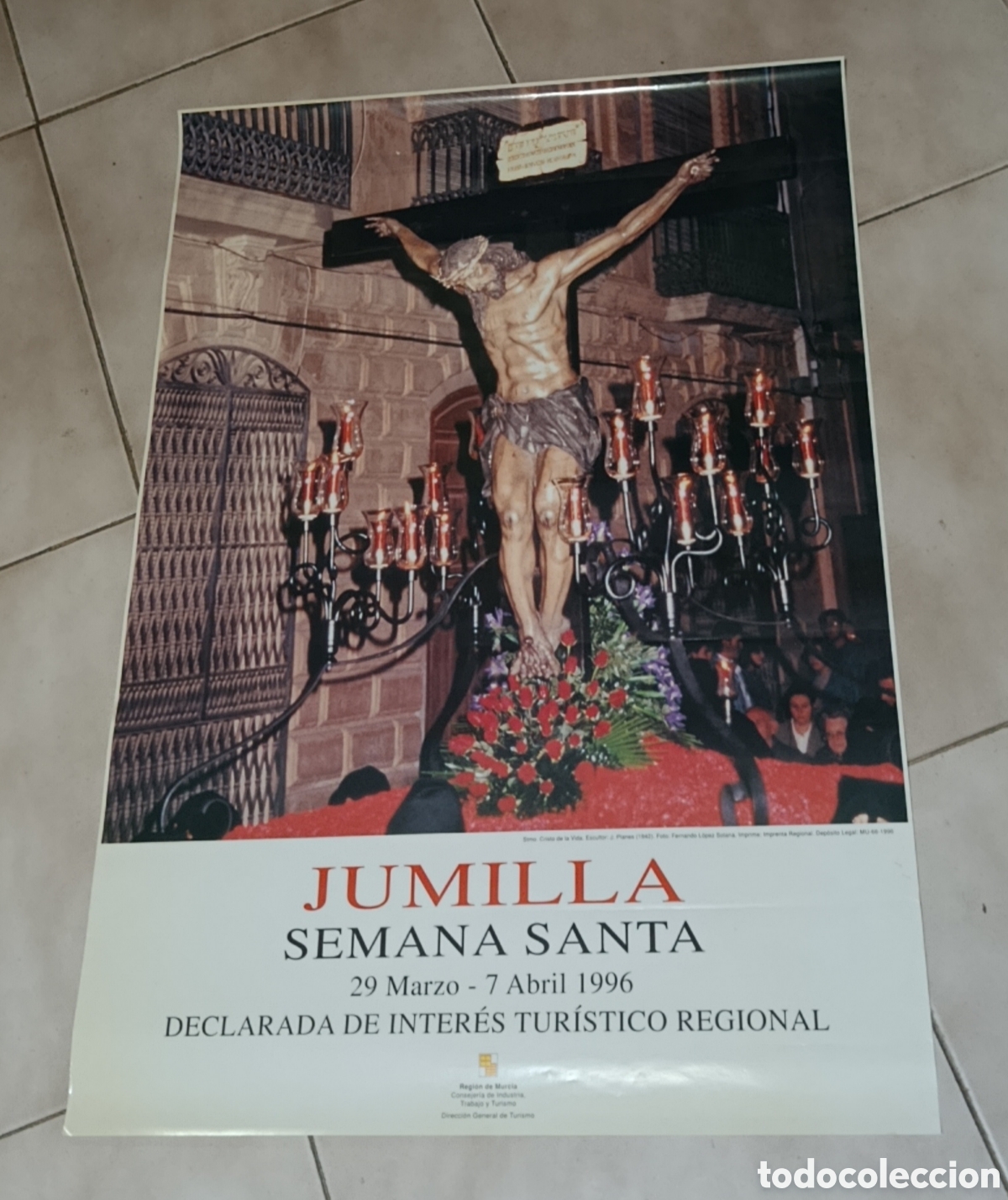 Carteles de Semana Santa: JUMILLA SEMANA SANTA MURCIA POSTER Cristo 1996