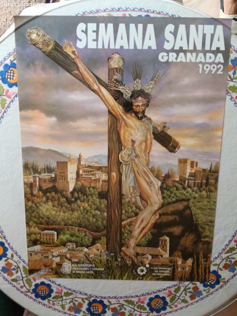 Carteles de Semana Santa: CARTELES SEMANA SANTA GRANADA, LOTE 130 CARTELES