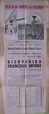 Cartazes Touros: CARTEL PLAZA DE TOROS DE MADRID, 30 Septiembre de 1948