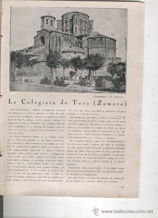Affiches Tauromachie: HOJA NOTICIA. A&Ntilde;O 1928. LA COLEGIATA DE TORO. ZAMORA.