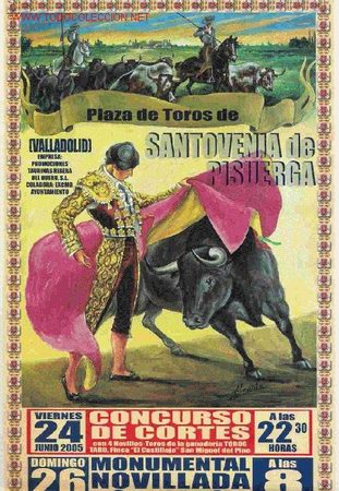 Affiches Tauromachie: BONITO CARTEL DE TOROS