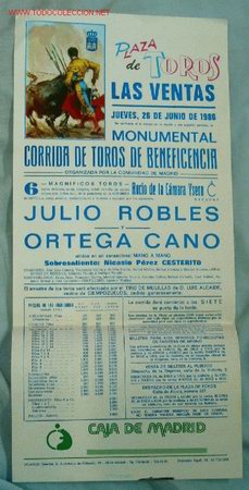 Carteles Toros: CARTEL TOROS MADRID