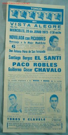 Affissi Tauromachia: CARTEL TOROS MADRID