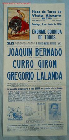 Cartazes Touros: CARTEL TOROS MADRID