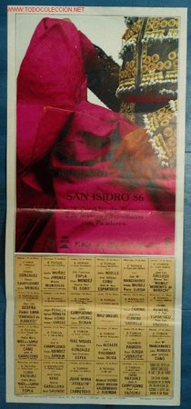 Carteles Toros: PLAZA TOROS MADRID