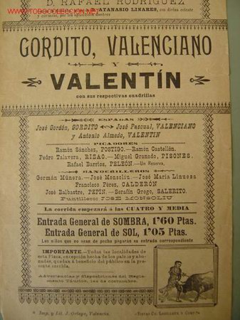 Carteles toros: CARTEL TOROS - BARCELONA - JUNIO DE 1897 - Foto 3