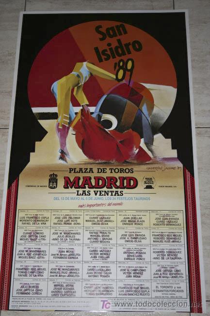 Carteles toros: Cartel de toros de Madrid. - Foto 1