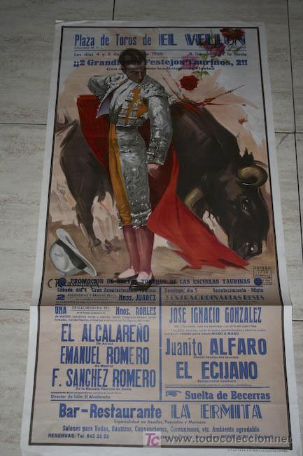 Carteles toros: Cartel de toros de El Vell&oacute;n. - Foto 1