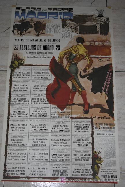 Carteles toros: Cartel de toros de Madrid. - Foto 1