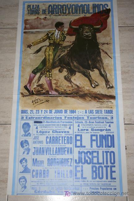 Affiches Tauromachie: Cartel de toros de Arroyomolinos.