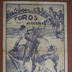 Carteles Toros: CARTEL DE TOROS DE ALGECIRAS.. Lote 21136150