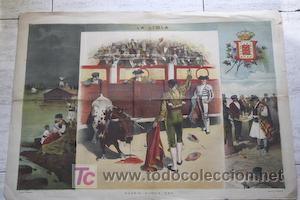 Carteles toros: Madrid-Murcia.: 1884. - Foto 1