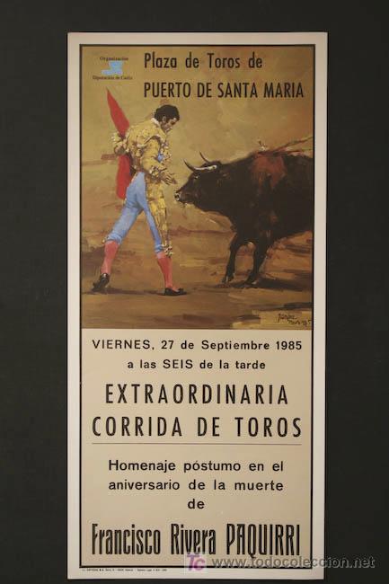 Cartazes Touros: Cartel de toros de Puerto de Santa Mar&iacute;a.