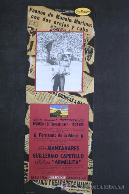Carteles toros: Cartel de toros de M&eacute;xico. - Foto 1