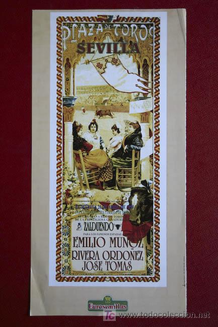 Carteles toros: Cartel de toros de Sevilla. - Foto 1