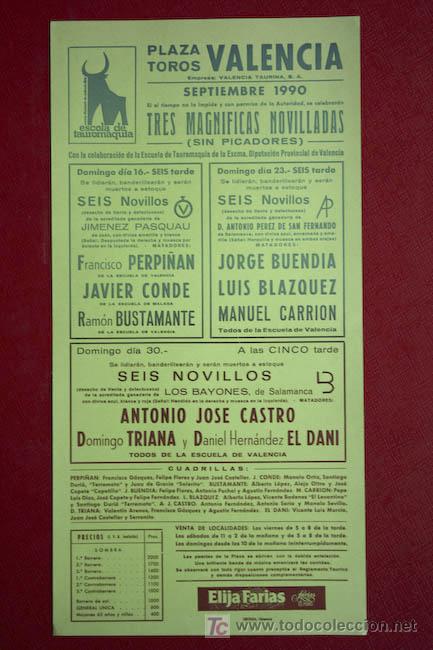 Affiches Tauromachie: Cartel de toros de Valencia.