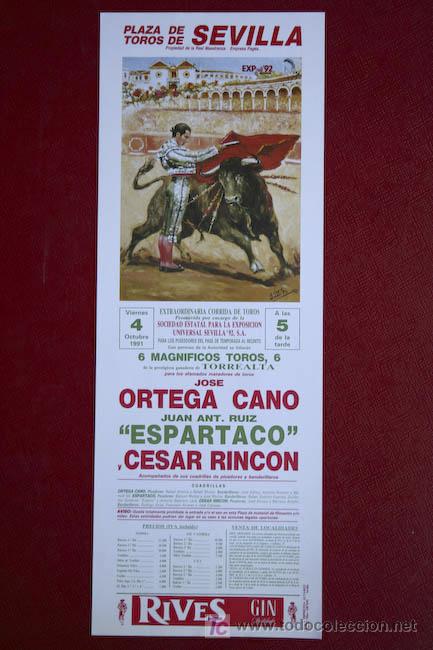 Cartazes Touros: Cartel de toros de Sevilla.