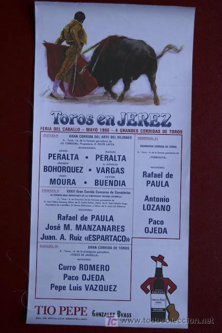 Carteles toros: Cartel de toros de Jerez. - Foto 1