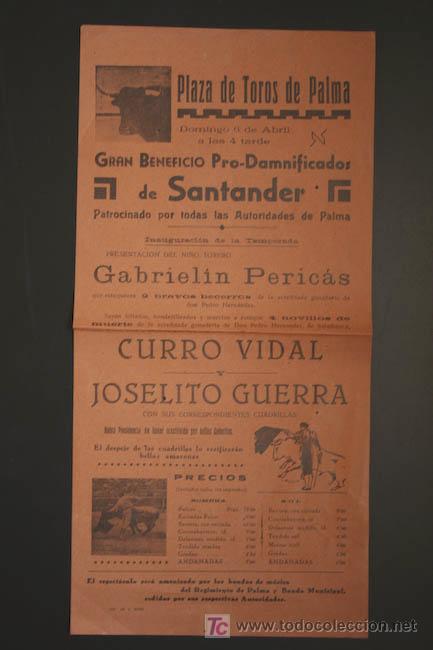 Carteles toros: Cartel de toros de Palma. - Foto 1