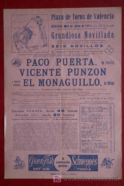 Cartazes Touros: Cartel de toros de Valencia.