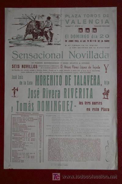 Cartazes Touros: Cartel de toros de Valencia.