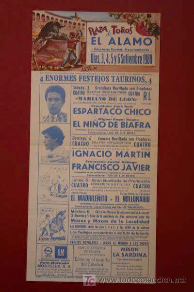 Carteles toros: Cartel de toros de El &Aacute;lamo. - Foto 1