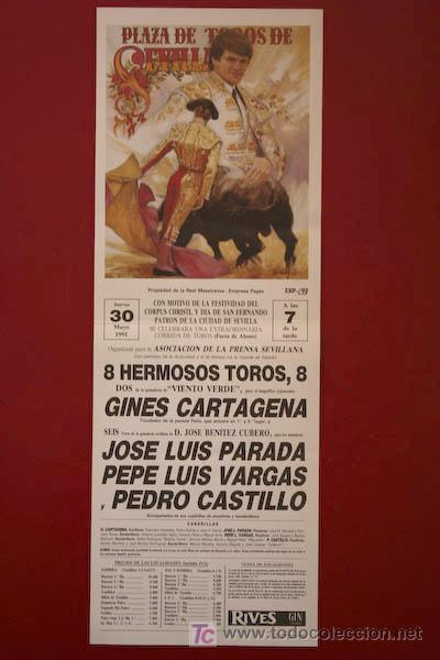 Carteles toros: Cartel de toros de Sevilla. - Foto 1