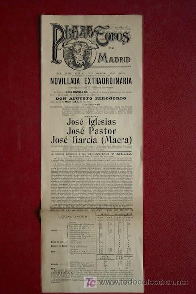 Affiches Tauromachie: Cartel de toros de Madrid.