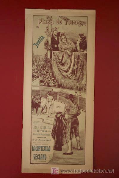 Carteles toros: Cartel de toros de Jumilla. - Foto 1