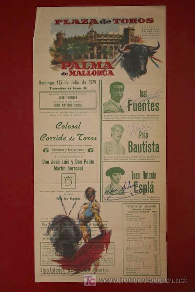 Carteles toros: Cartel de toros de Palma de Mallorca. - Foto 1