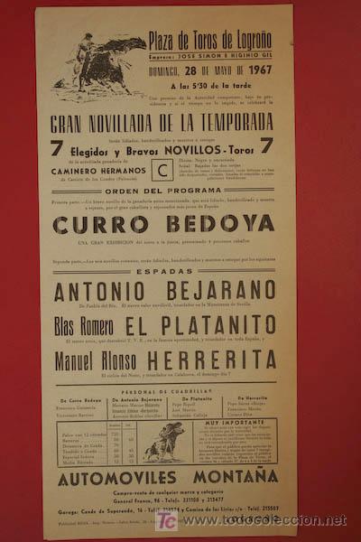 Carteles toros: Cartel de toros de Logro&ntilde;o. - Foto 1