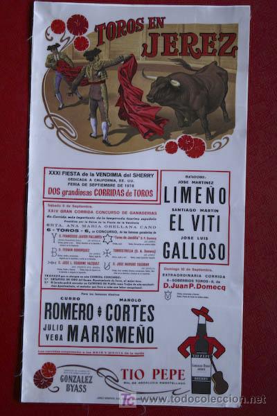 Carteles toros: Cartel de toros de Jerez. - Foto 1
