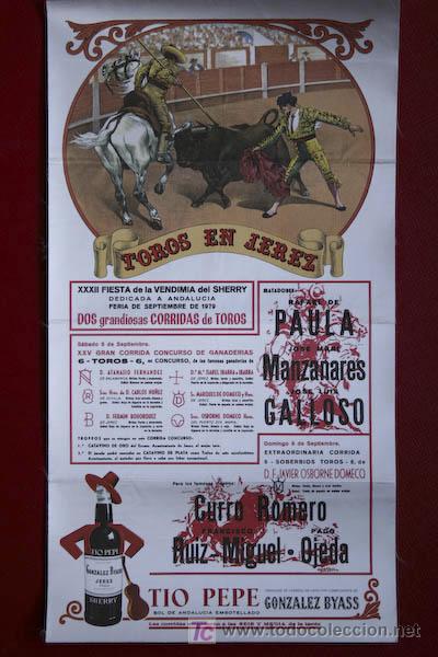 Carteles toros: Cartel de toros de Jerez. - Foto 1