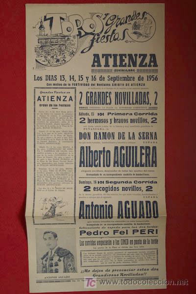 Cartazes Touros: Cartel de toros de Atienza.