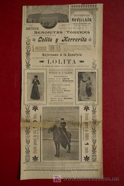 Carteles toros: Cartel de toros de Barcelona. - Foto 1