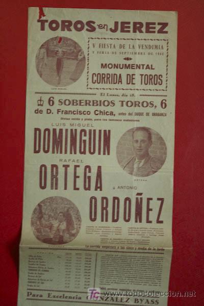 Carteles toros: Cartel de toros de Jerez. - Foto 1