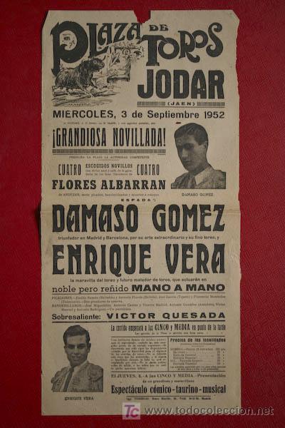 Cartazes Touros: Cartel de toros de J&oacute;dar.
