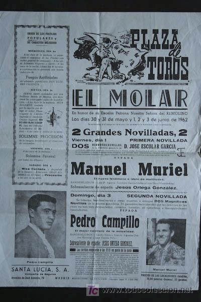 Cartazes Touros: Cartel de toros de El Molar.