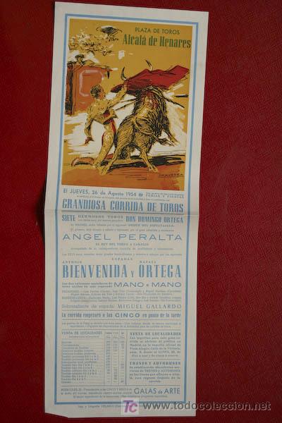 Carteles toros: Cartel de toros de Alcala de Henares. - Foto 1
