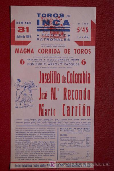 Carteles toros: Cartel de toros de Inca. - Foto 1