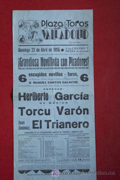 Carteles toros: Cartel de toros de Valladolid. - Foto 1