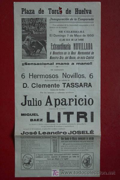 Carteles toros: Cartel de toros de huelva. - Foto 1